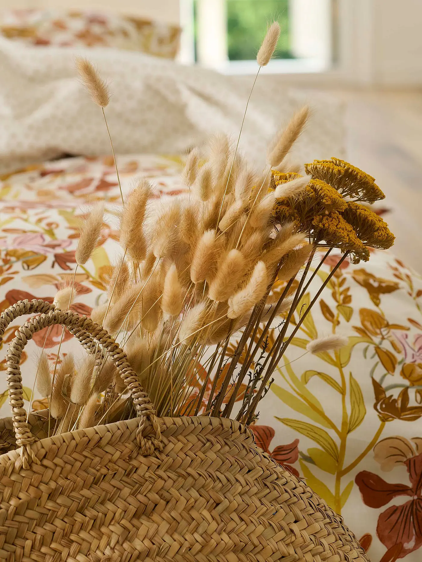COVERS & CO | Bettwäsche Floral Fiesta 70x90cm / 140x200cm | orange